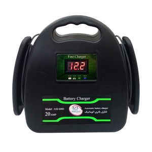 شارژر باتری خودرو و موتور اصل ترونیک مدل 20 آمپر  asl6000